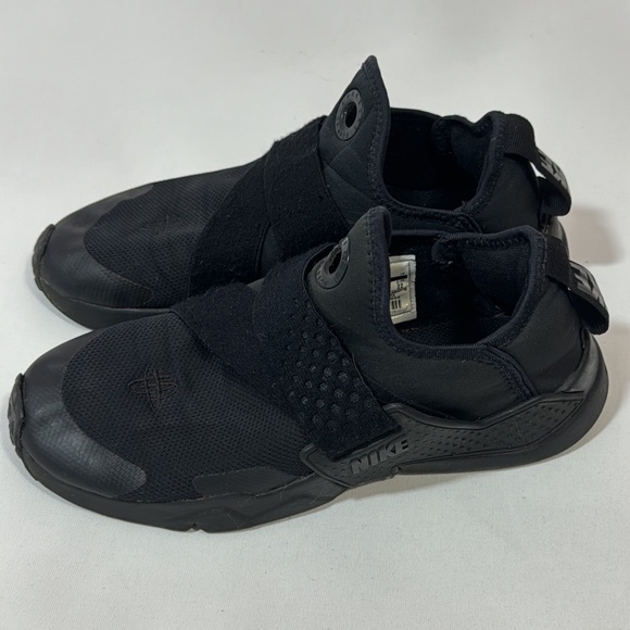 Nike Huarache Extreme Running Shoes Triple Black Youths Size 3Y Unisex - Picture 3 of 13